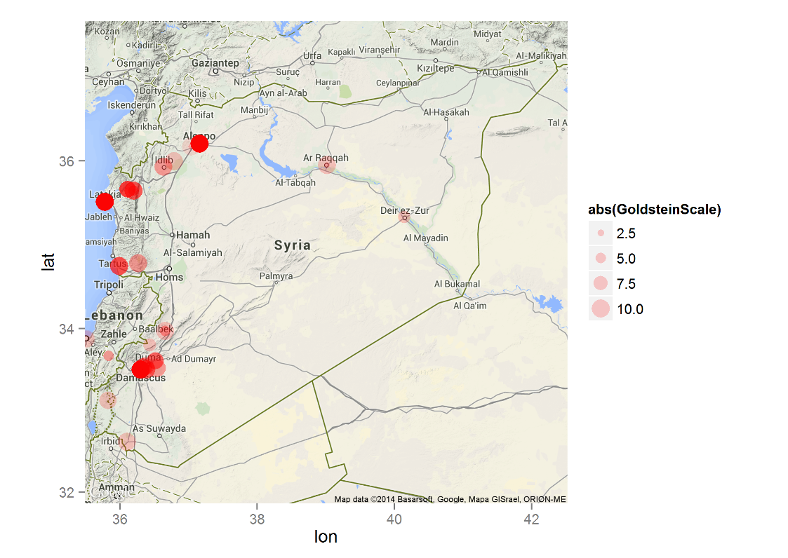 Map of Syria