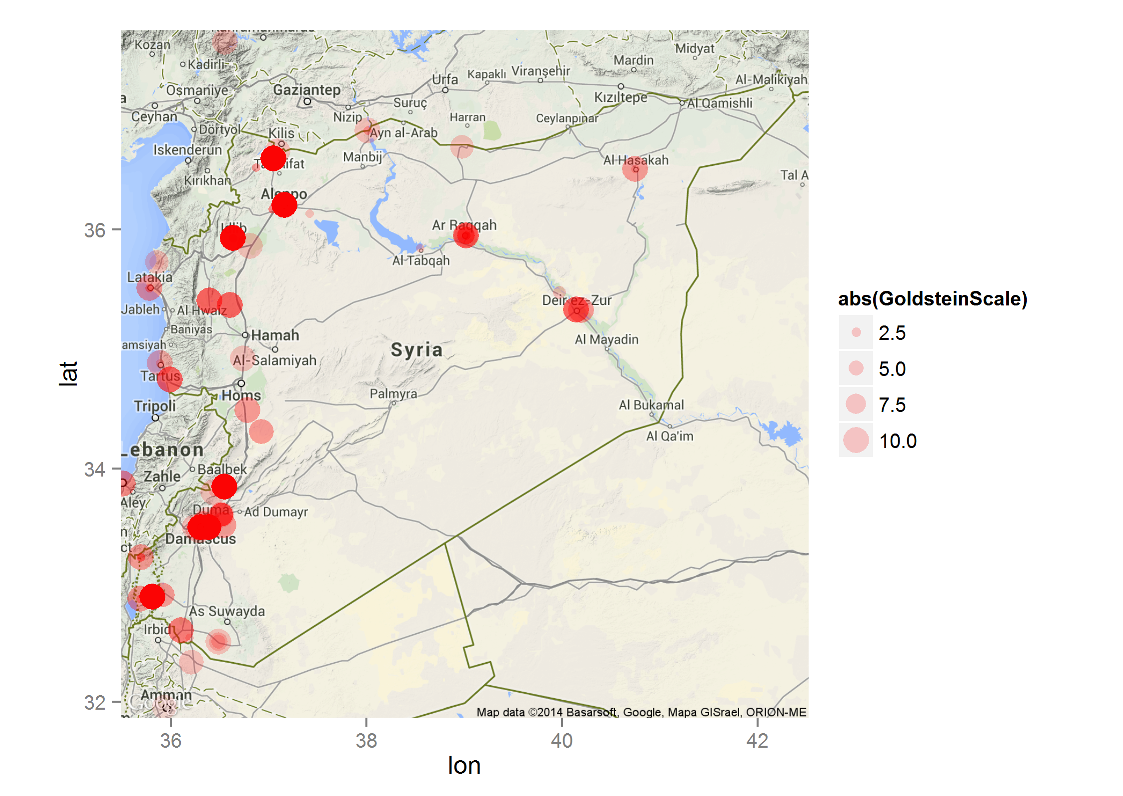 Map of Syria