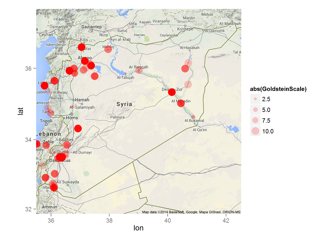 Map of Syria