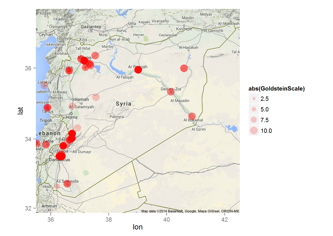 Map of Syria